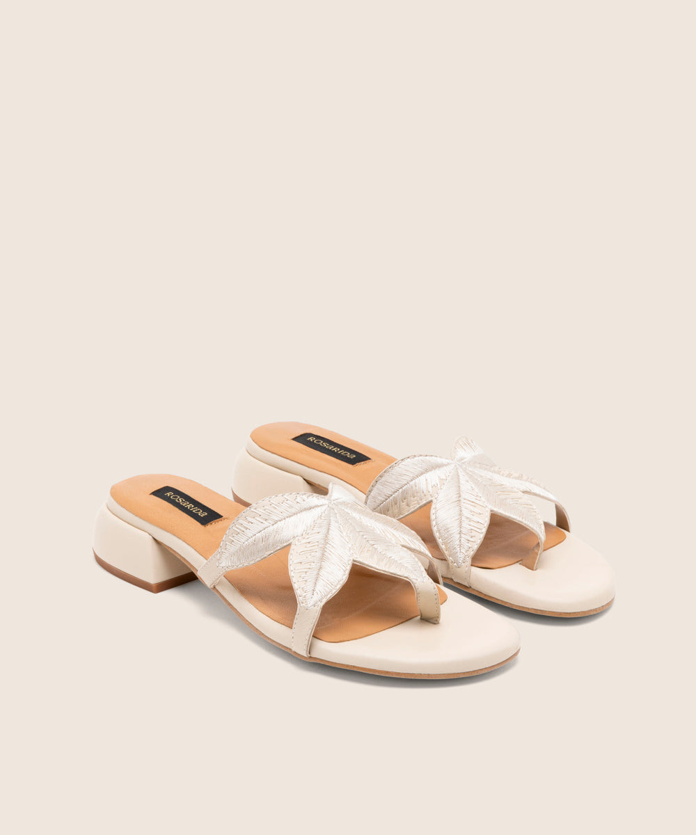 Mule Palm Blanco - angulo